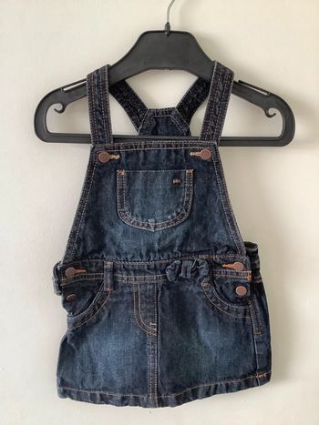 Robe salopette en jean Kiabi 9 mois