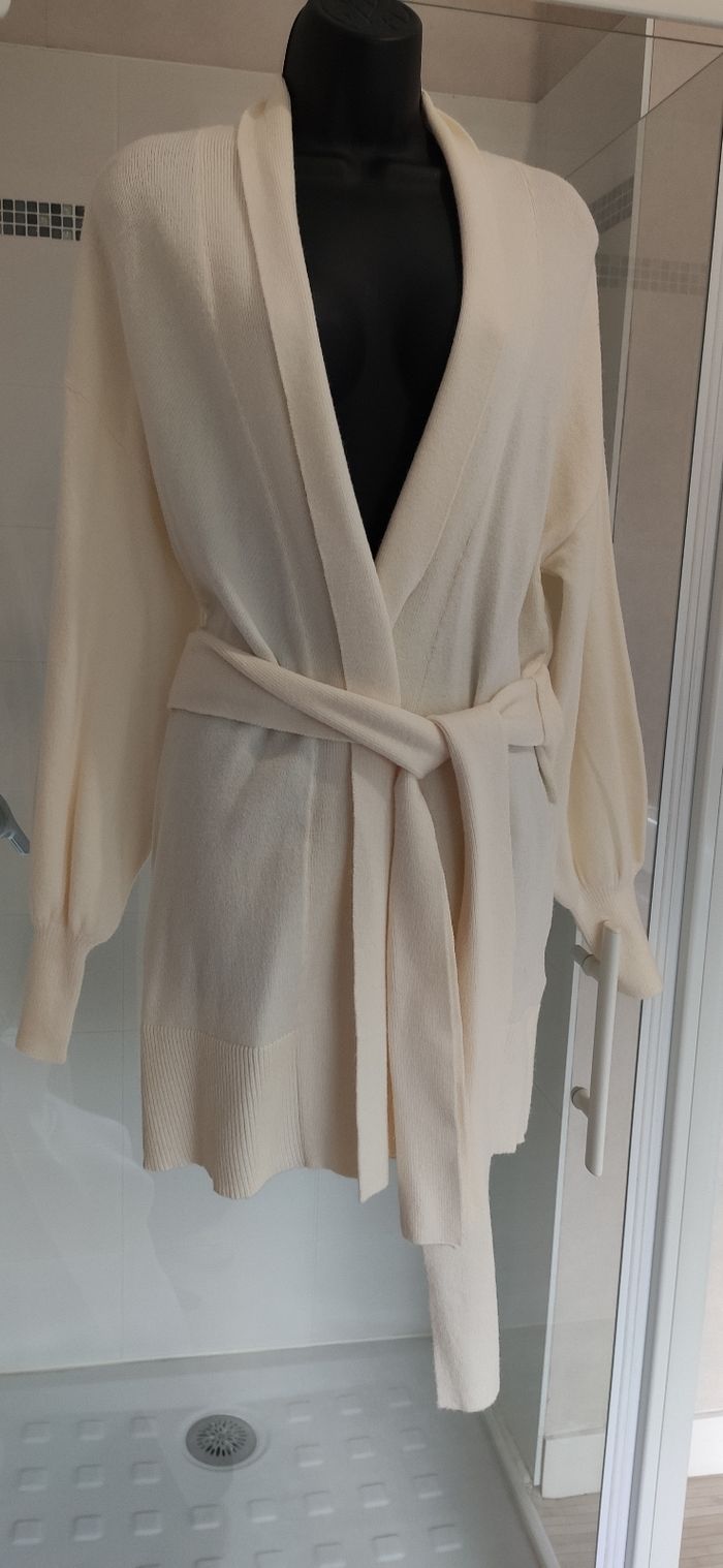 Veste en maille style kinomo