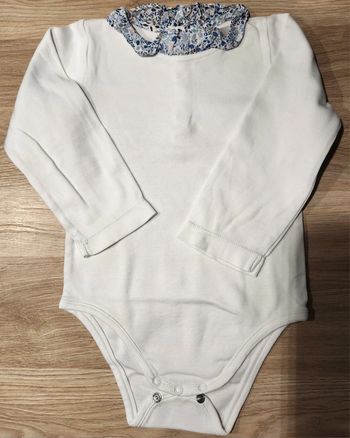 Body col claudine, manches longues