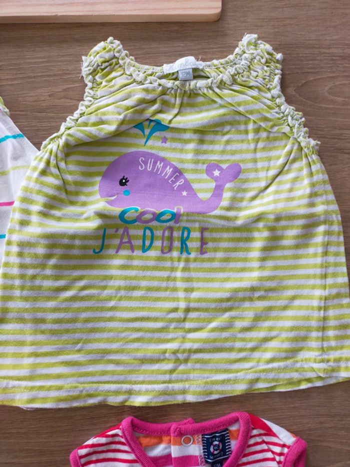Débardeurs été fille taille 12mois - photo numéro 3