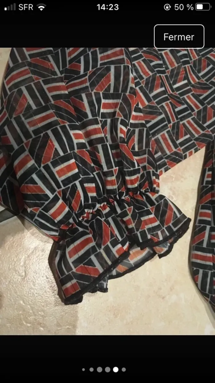 Magnifique blouse en 40 de la boutique Christine Laure en excellent état - photo numéro 5