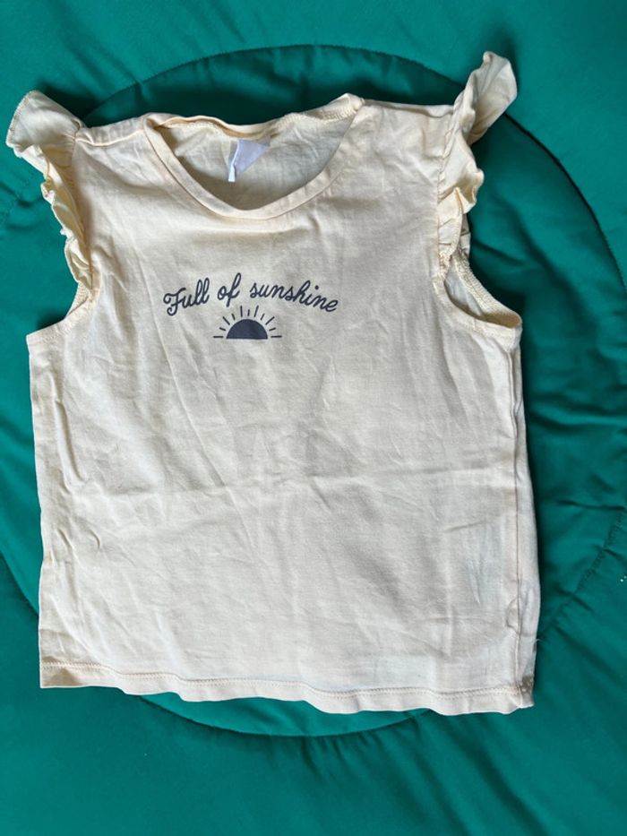 Tee shirt sans manches