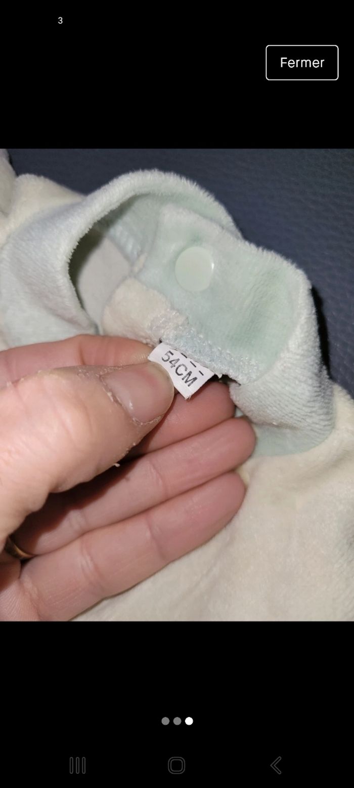 Grenouillère 1 mois garçon - photo numéro 3