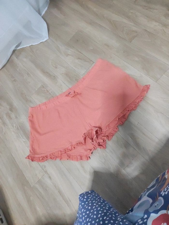 Short de nuit corail grande taille
