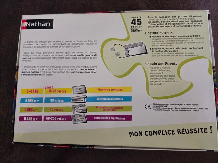 Puzzle cars 45 pieces complet - photo numéro 2