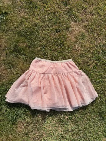 Jupe rose en tulles à paillettes 4 ans, tape à l’œil