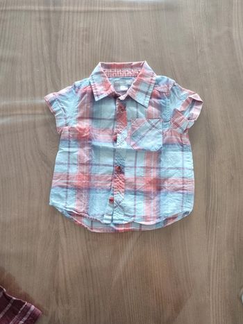 Chemise manches courtes 6 mois