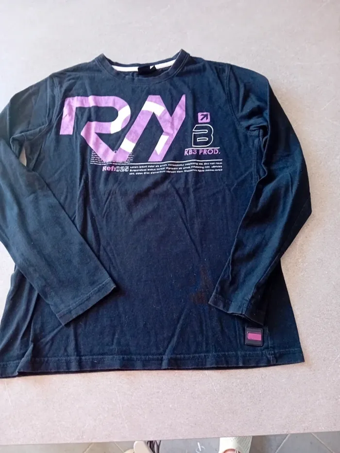 Maillot manche longue taille 14 ans