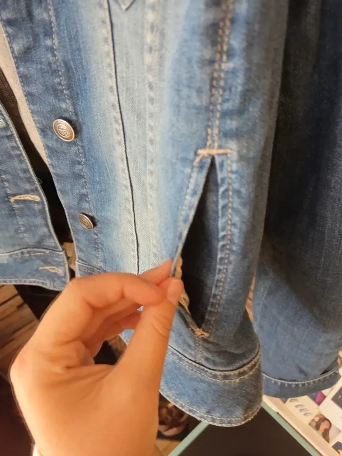 Veste en jean camaïeu t42 - photo numéro 8