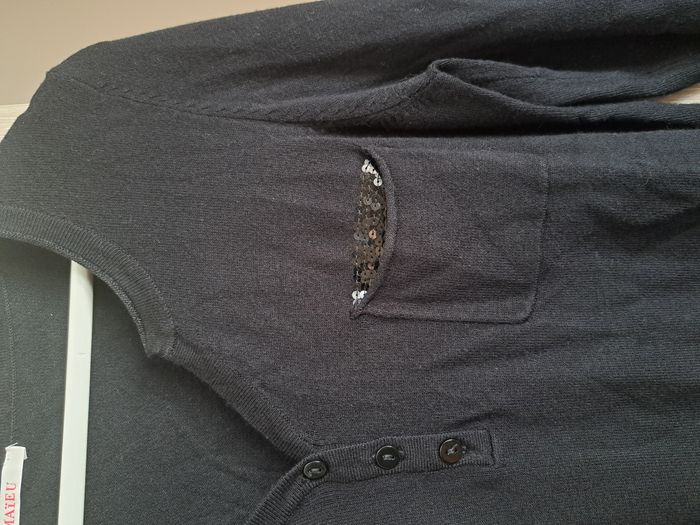 Pull à poche paillettes Camaieu - photo numéro 2