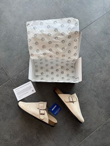 Birkenstock boston sable / beige 