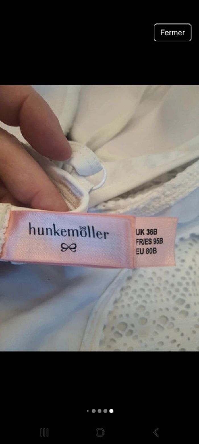 Bikini Hunkemöller haut fr/Es 95B bas L
doublé - photo numéro 19