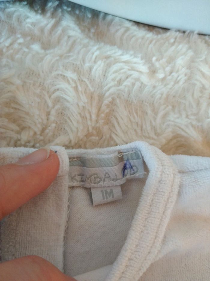 Pyjama grenouillère velours Mixte 1 mois Route des jolis rêves Ours Ourson lapin - photo numéro 8