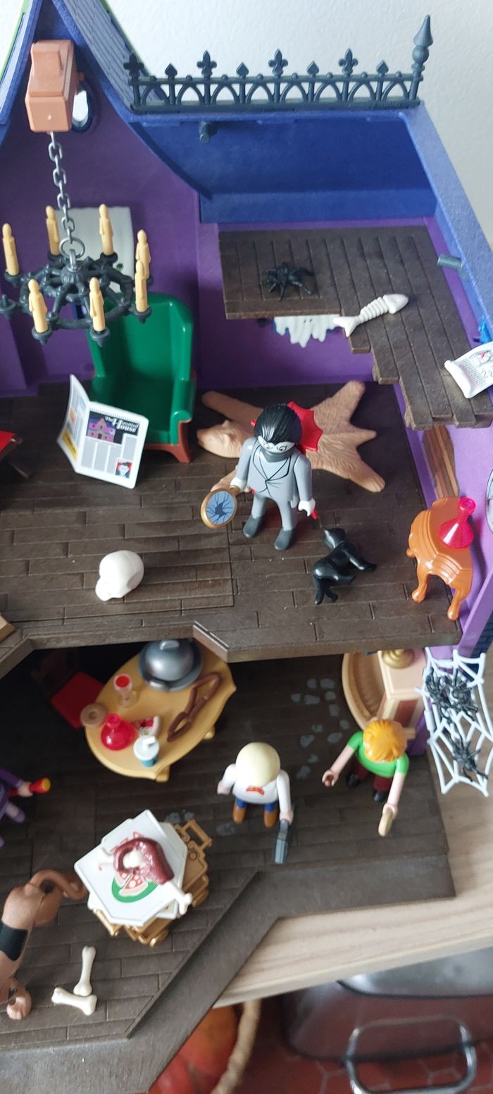 Le manoir hanté scooby doo playmobil - photo numéro 4