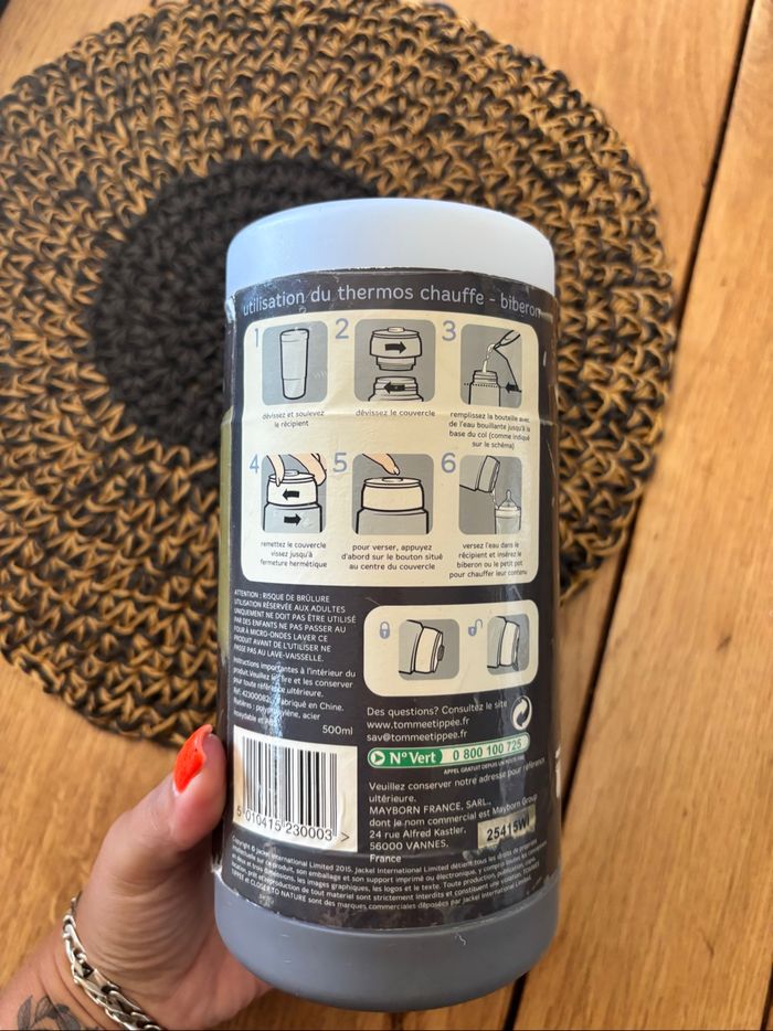 Thermos chauffe biberon nomade - photo numéro 2
