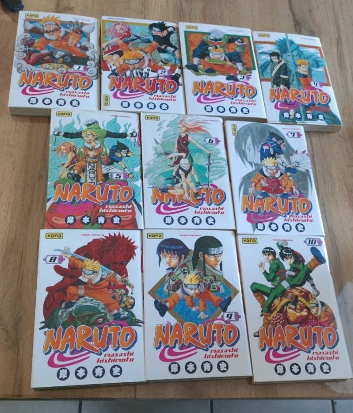 Lot de 9 mangas naruto - photo numéro 3