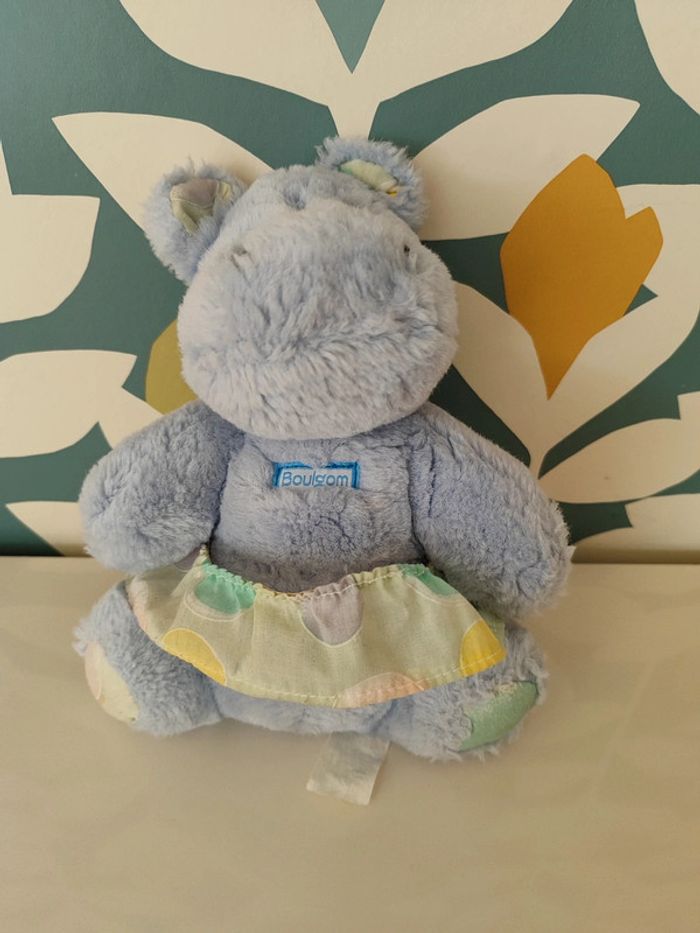 Peluche doudou hippopotame boulgom - photo numéro 2