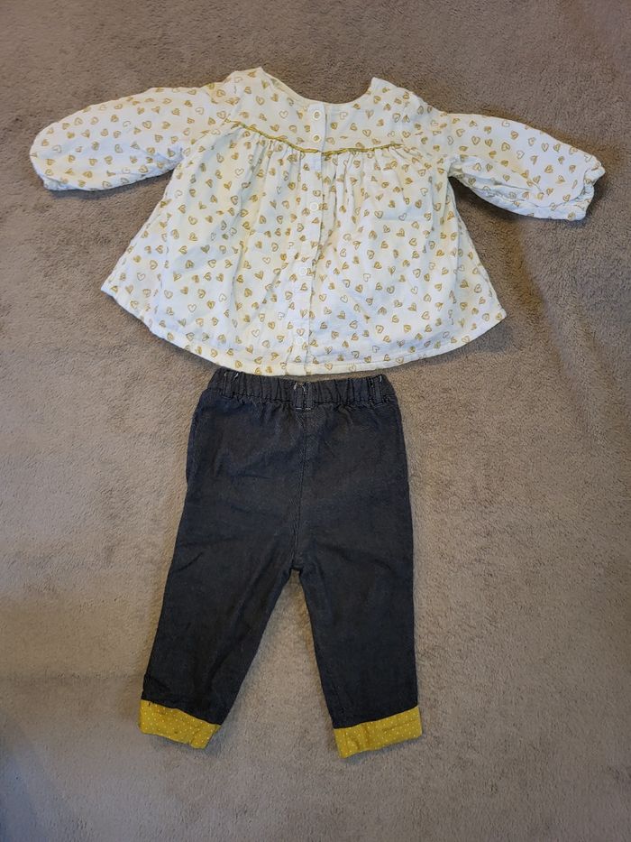 Ensemble  fille 6 mois - photo numéro 2