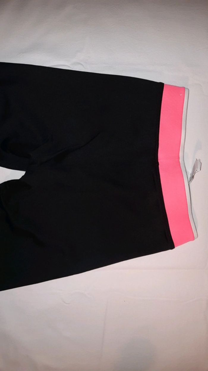 Legging rose noir et blanc Domyos en taille 2XS. - photo numéro 6