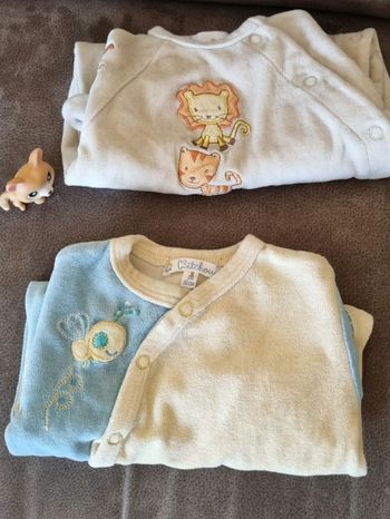 Lots de 2 pyjama 0 mois
