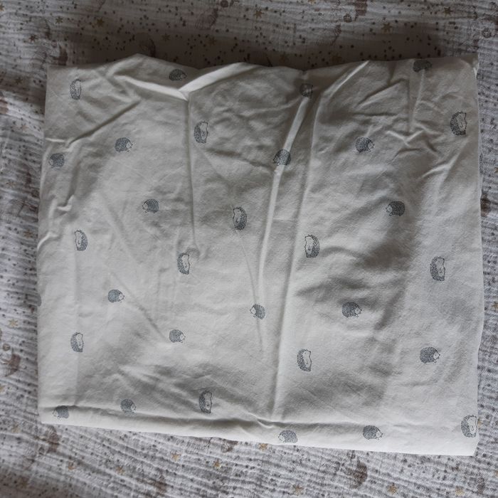 2 draps housse matelas Hérissons Vertbaudet + vert Ikea 60x120cm - photo numéro 4