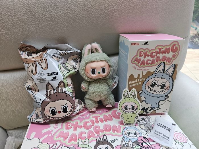 Labubu Green Grape Exciting Macaron Pop Mart - photo numéro 2