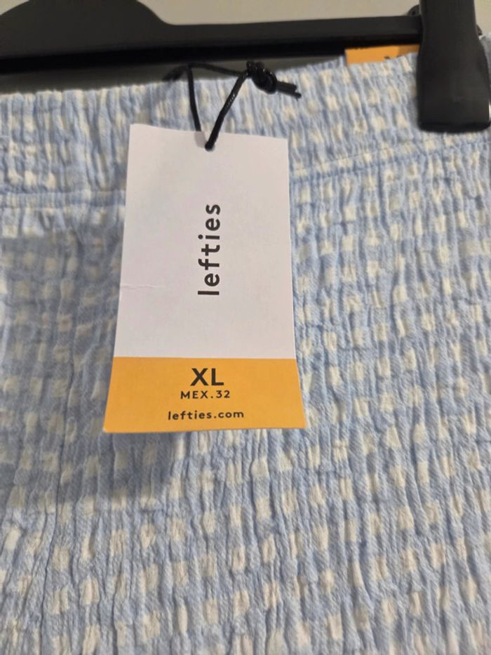 Pantalon vichy bleu clair - photo numéro 2