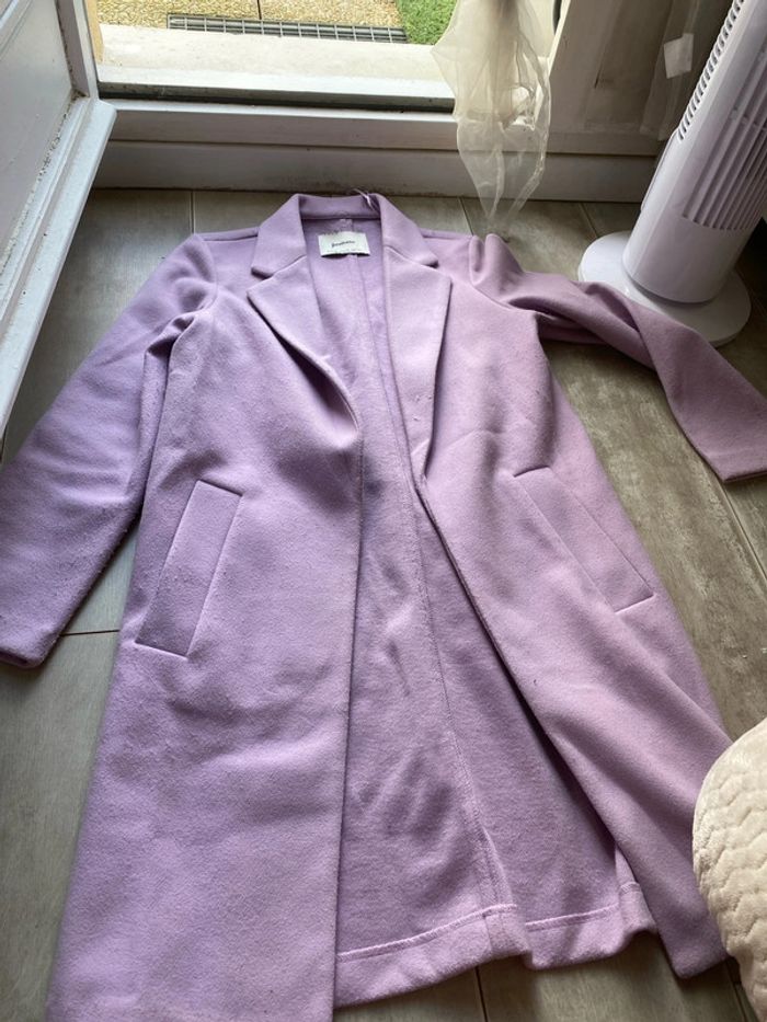 Manteau xs parme Lila stradivarius