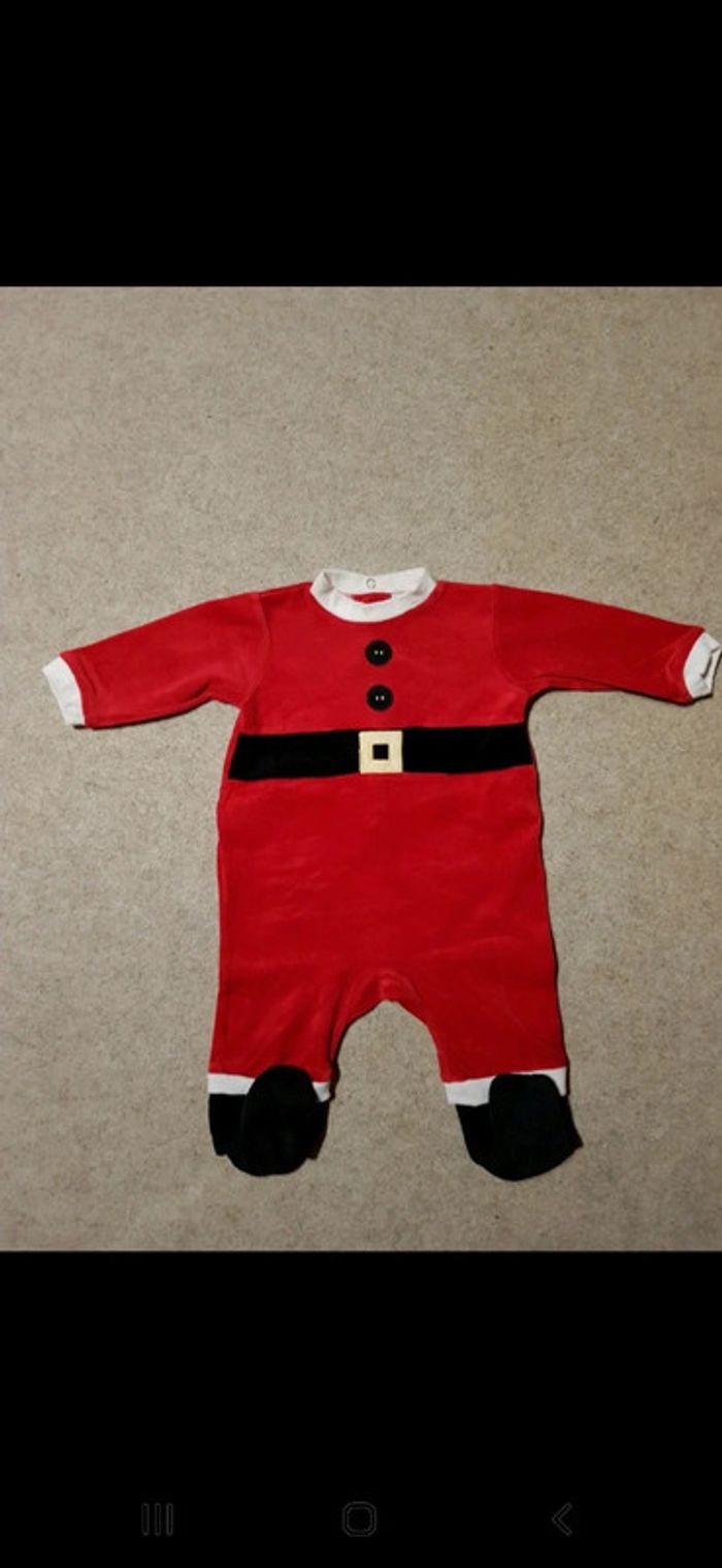 Pyjama velours noël hiver 9mois garçon inextenso
