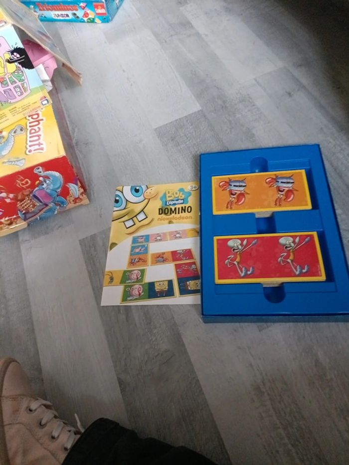 Jeu domino bob l'éponge - photo numéro 3