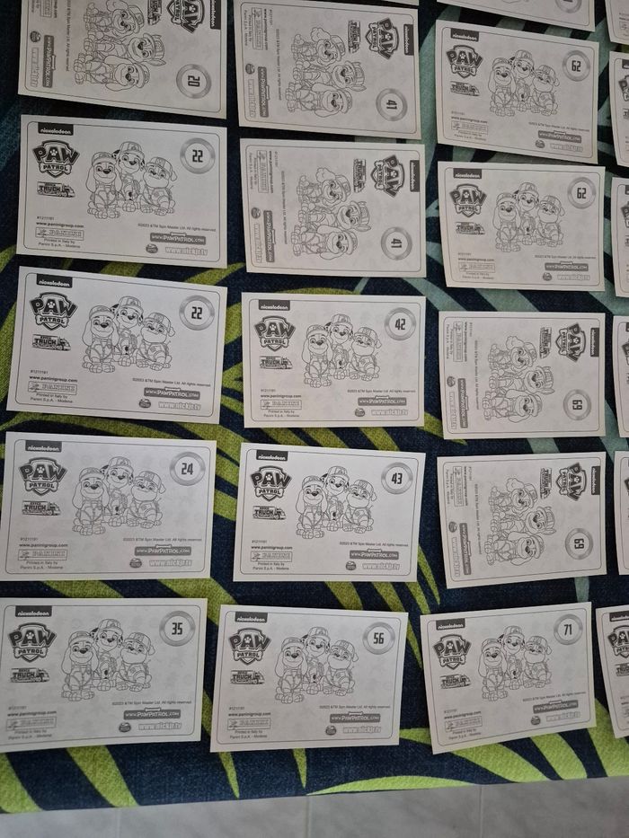 Lot stickers panini pat patrouille mission big truck - photo numéro 7