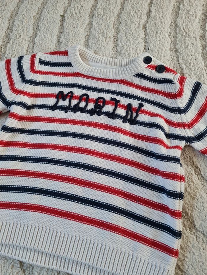Pull fin bébé 6 mois - photo numéro 2