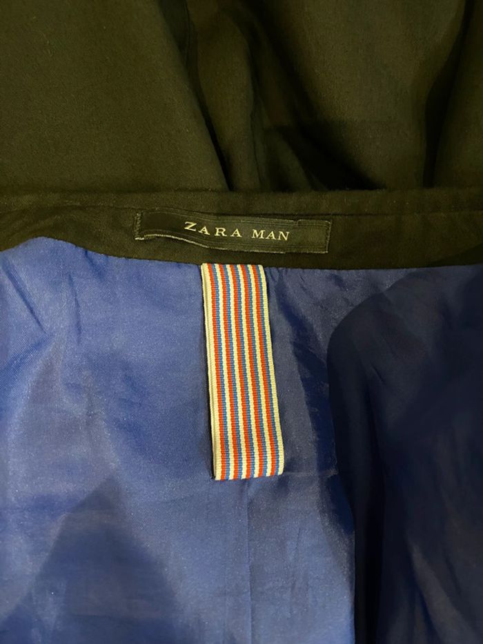 Jolie veste blazer noire Zara Man taille L entre aisselles 53 cm - photo numéro 5
