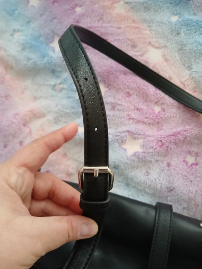 Sac à main bandoulière noir MOA - photo numéro 3