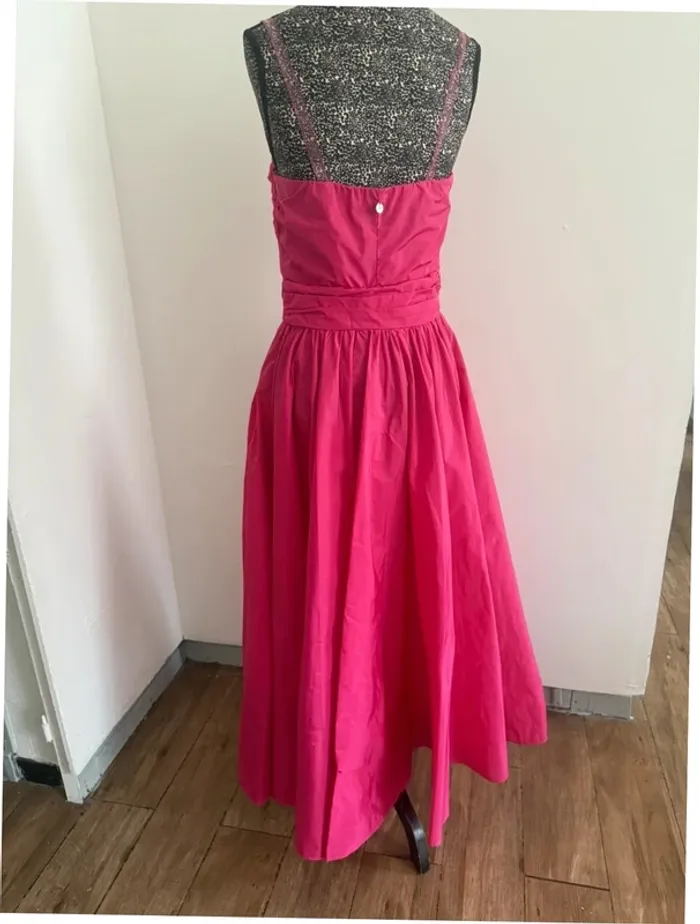 Élégante robe longue Liu Jo – Rose fuchsia – Taille 36 - photo numéro 2