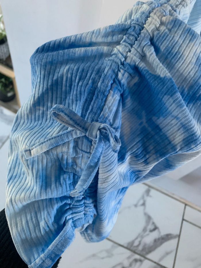 Robe à bretelles été joli dégradé de bleu taille s - photo numéro 5