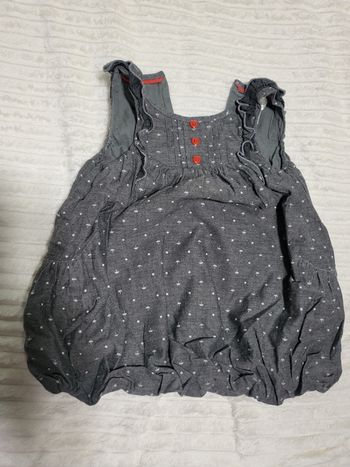 Robe bébé grise