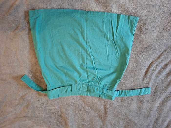 Jupe courte turquoise taille 34 - photo numéro 2