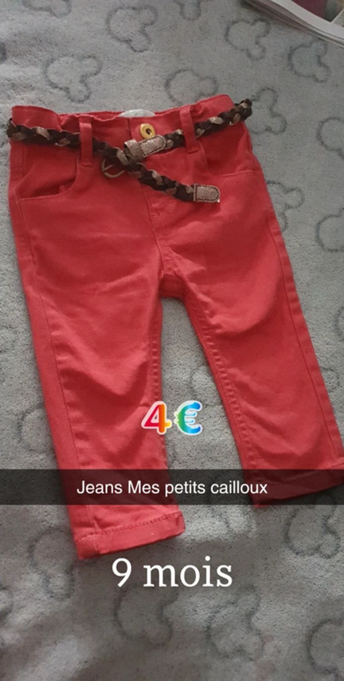 Jeans 9 mois fille