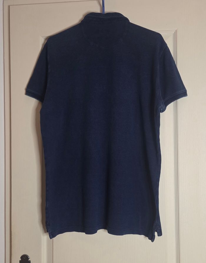 Polo Massimo Dutti Casual Fit – Bleu marine effet délavé chic – Très bon état - photo numéro 8