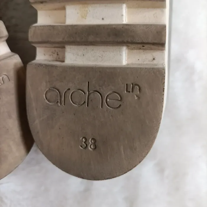 Chaussures aérées arche cuir 38 été gris - photo numéro 9