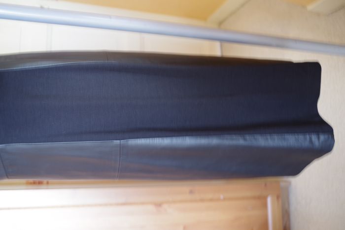 Blacky Dress - Robe cuir agneau, coupe évasée noir T. 42 - photo numéro 5