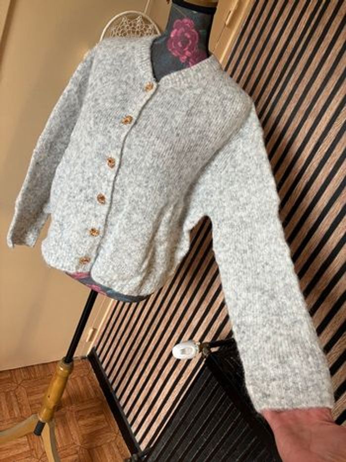 Jolie gilet gris - photo numéro 2