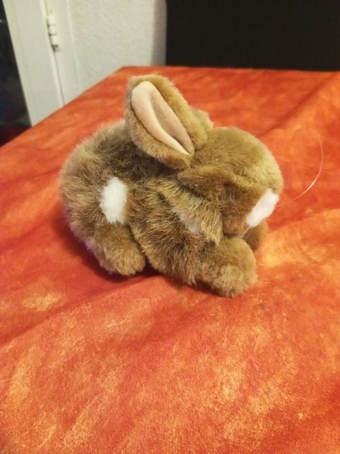 Peluche petit lapin cp international, 16 cm - photo numéro 2