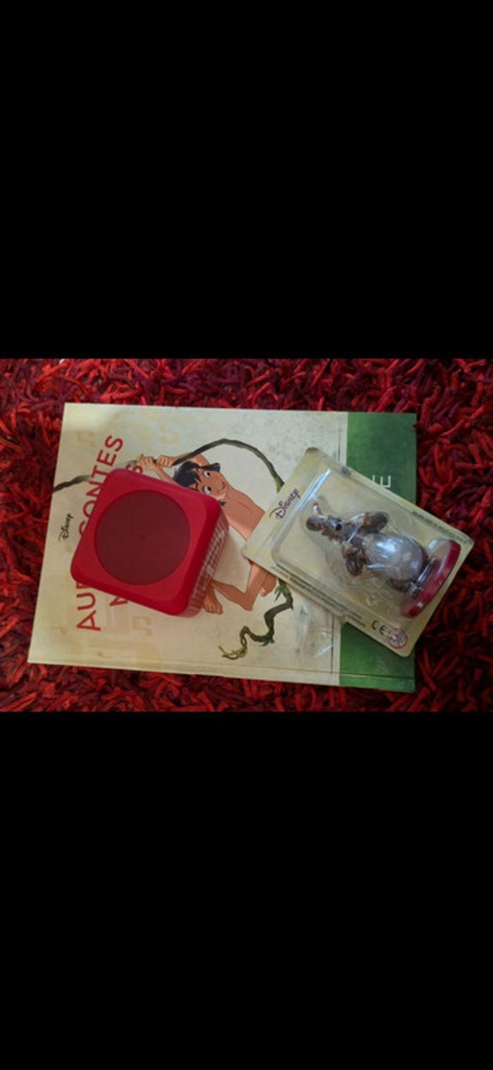 Livre et figurine2 enceinte 2023 audiocontes magiques Disney altaya audio conte compte