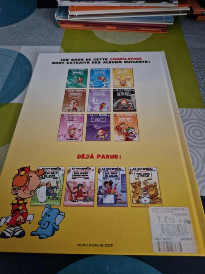 le petit spirou présente 4: mes amis à poils - photo numéro 2