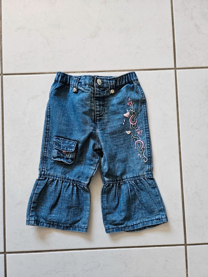 Jean bébé fille 9 mois VINT2