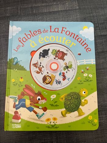 Livre les fables de la fontaine + CD