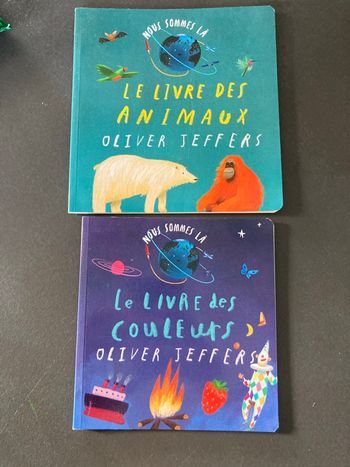 2 livres bébé  «  Olivier Jeffers »