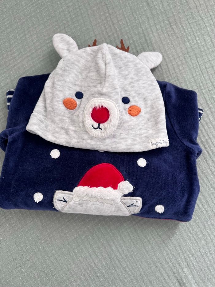 Pyjama avec bonnet bébé garçon - photo numéro 2